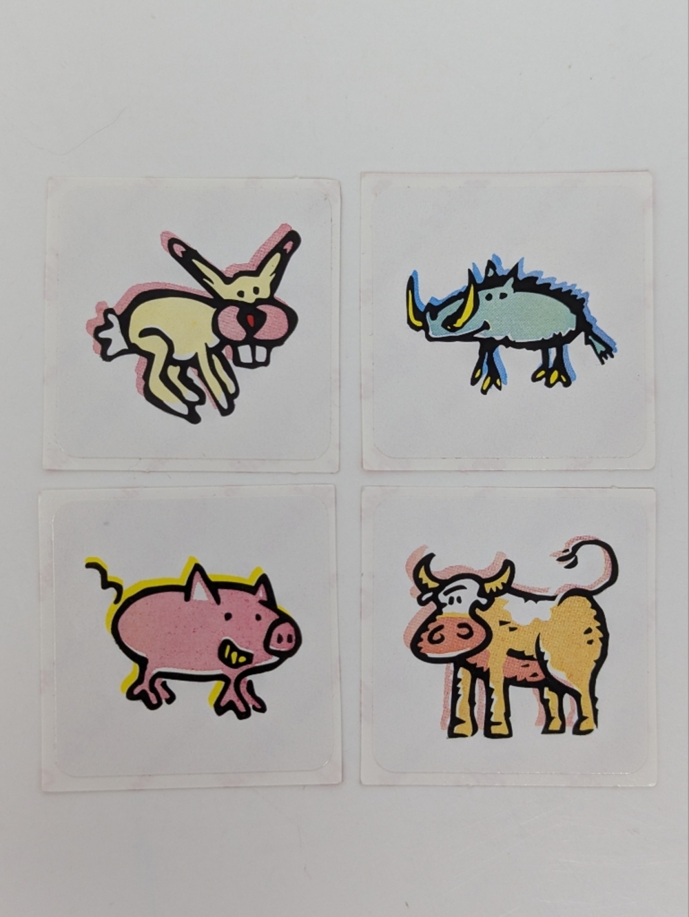 Highlights Magazine Stickers Vintage Animals